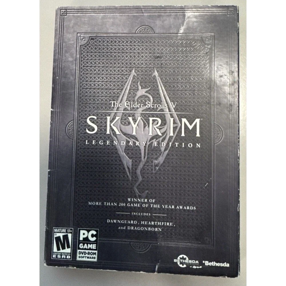 Elder Scrolls V: Skyrim -- Legendary Edition (PC, 2013)- Complete W/ Manual